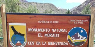 Monumento Natural El Morado abre los fines de semana