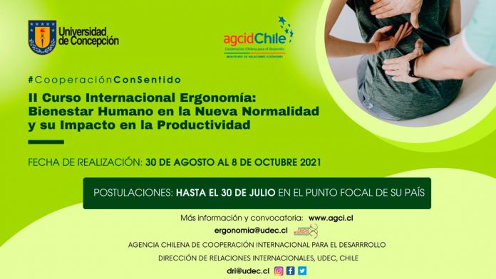 II Curso Internacional de Ergonomía: Bienestar humano en la nueva normalidad y su impacto en la Productividad