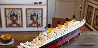 LEGO® realiza armado en vivo y exposición de su set más grande de la historia: la réplica del Titanic