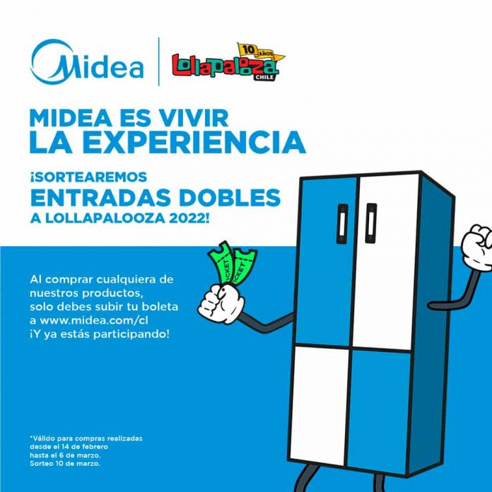 Midea es vivir la experiencia: ¡participa por entradas dobles a Lollapalooza 2022!