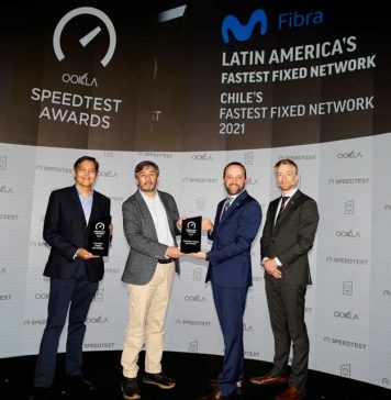 Speedtest de Ookla posiciona a Movistar Fibra como la compañía con el internet hogar más rápido de Chile y Latinoamérica