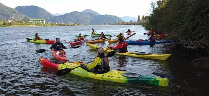 Treinta guías de la región realizaron curso internacional de kayak de mar