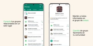 Comunidades de WhatsApp, encuestas y videollamadas para 32 personas