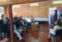 En sector Correntoso Inauguran panel informativo en parque nacional Alerce Andino