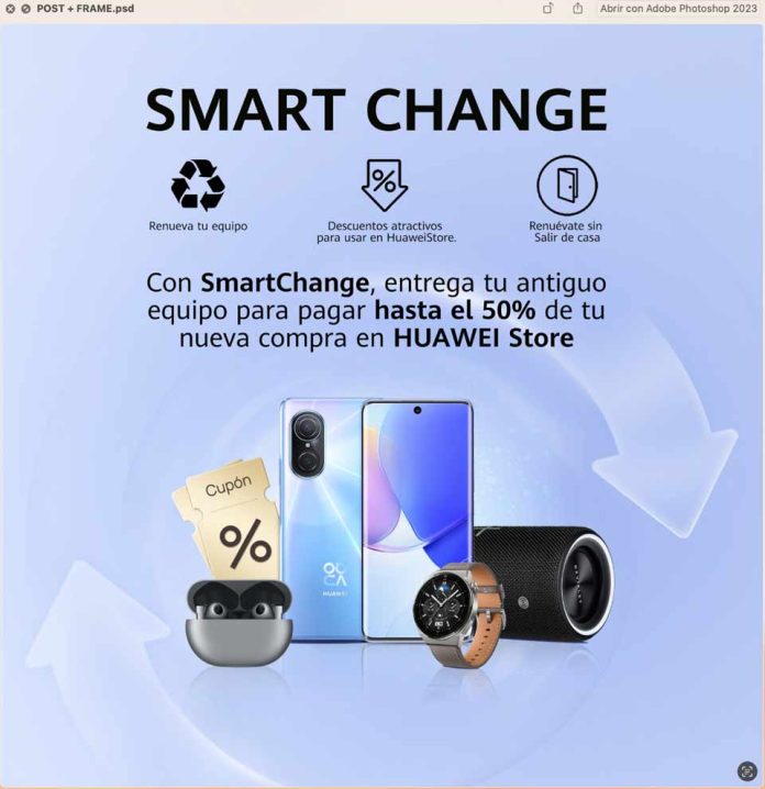 Huawei lanza Smartchange 2.0 e incluye nuevos productos dentro del beneficio