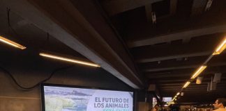 La primera publicidad vegana llega a Metro de Santiago