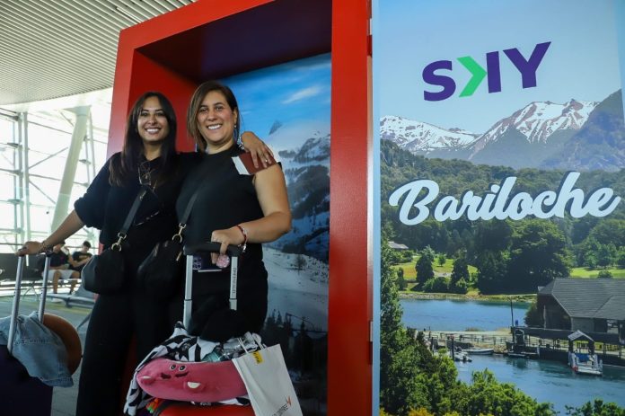 SKY realiza operaciones de la primera ruta directa a Bariloche