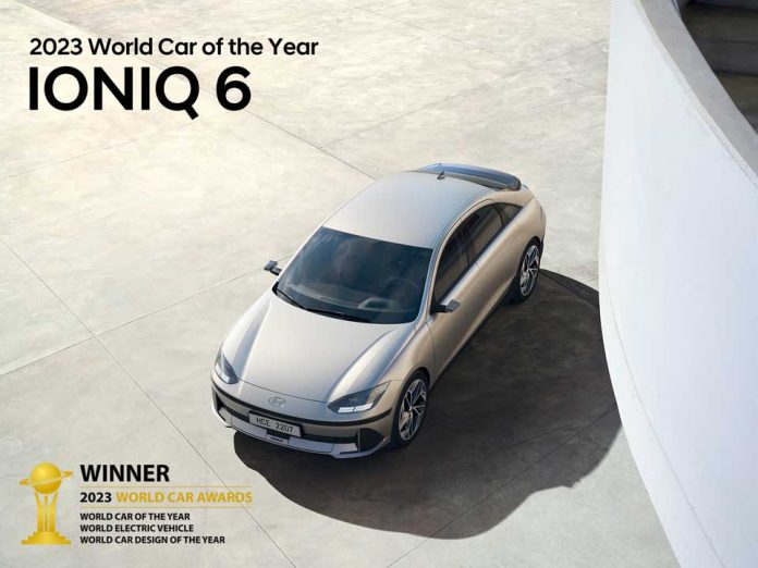 Hyundai IONIQ 6 arrasa como “Auto del Año en el Mundo”, “Vehículo Eléctrico del Año” y “Mejor diseño de auto del año”