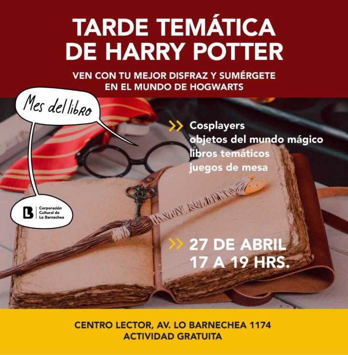 Lo Barnechea celebra el Mes del Libro con tarde temática de Harry Potter