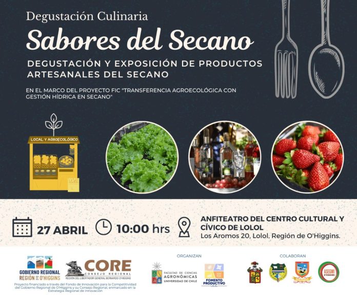 Productores del secano promueven alimentos “sustentables” con degustación