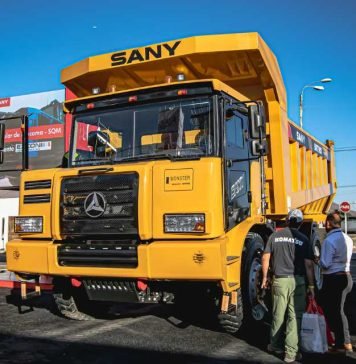 SANY estrena el primer camión mixer 100% eléctrico del país
