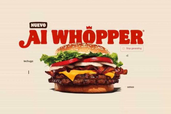 Burger King presenta su primera hamburguesa pensada por la inteligencia artificial