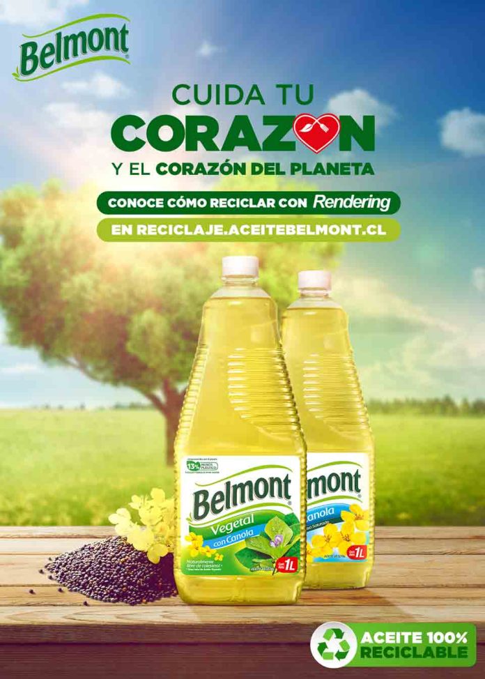 Campaña busca duplicar la cantidad de aceite de cocina que se recicla en chile