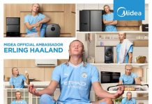 Erling Haalnd se convierte en el nuevo embajador de la marca Midea