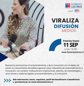 Fomento Los Ríos abre nuevo fondo para fortalecer el ecosistema emprendedor