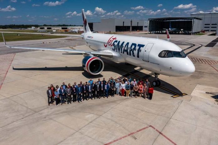 JetSMART recibe su primer A320neo Made in Alabama