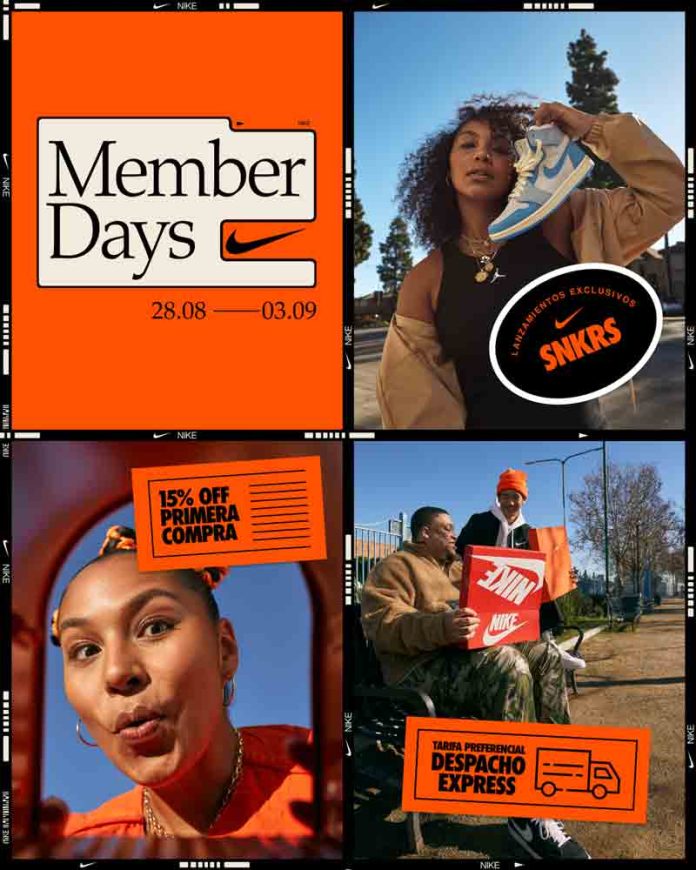 Vuelven los Nike Member Days Con beneficios exclusivos  