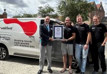 Webfleet verifica un nuevo récord mundial de GUINNESS WORLD RECORDS™ para conducir 311.18 millas (cerca de 500,8 kilómetros), la mayor distancia recorrida por un furgón eléctrico, con una sola carga. Webfleet verifica un nuevo récord mundial de GUINNESS WORLD RECORDS™ para conducir 311.18 millas (cerca de 500,8 kilómetros), la mayor distancia recorrida por un furgón eléctrico, con una sola carga.