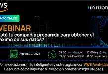 In Motion y su partner Amazon Web Service organizan webinar que permitirá conocer el verdadero impacto de la analítica de datos In Motion y su partner Amazon Web Service organizan webinar que permitirá conocer el verdadero impacto de la analítica de datos