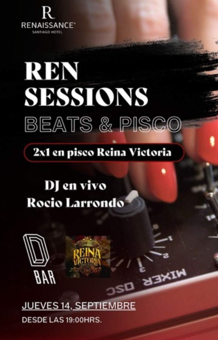 Cocktails y  dj en vivo,  ren session como previa de las fiestas patrias