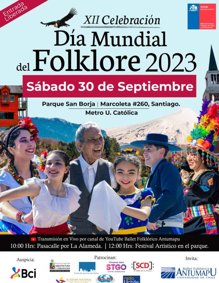 El evento ya cuenta con nueva fecha: Más de dos mil artistas repletarán la Alameda para celebrar el Día Mundial del Folklore