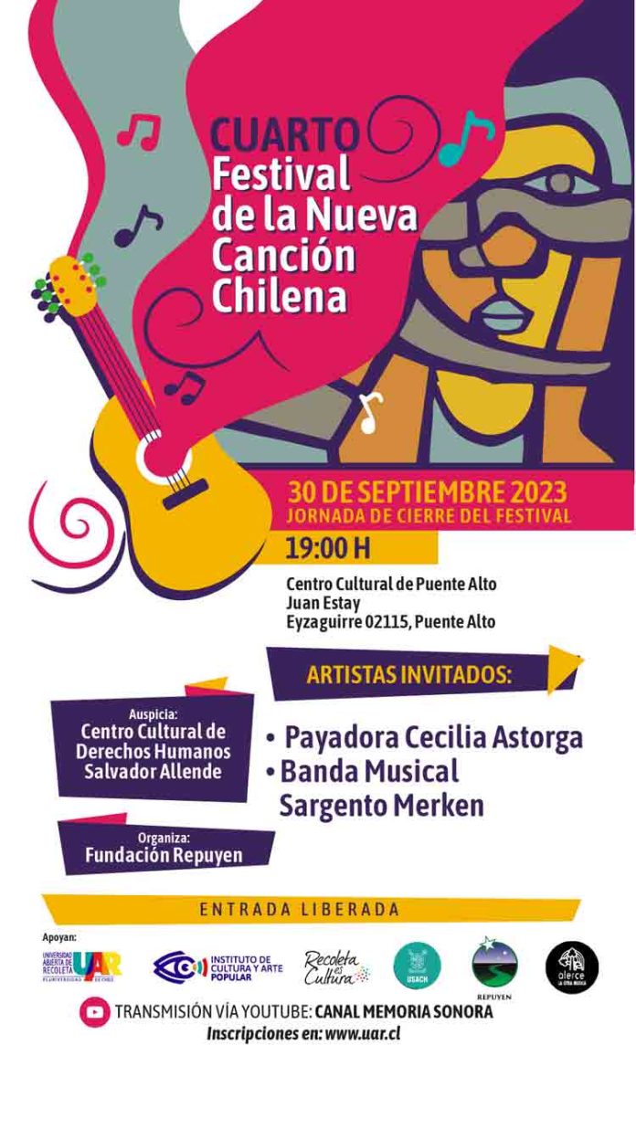 Festival de la Nueva Canción Chilena se desarrolla este fin de semana en Puente Alto y Recoleta