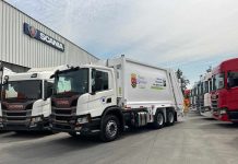 Scania Chile provee dos camiones para tareas de higiene urbana en la ciudad de Santa Bárbara