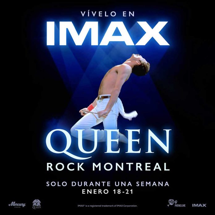 Queen Rock Montreal llegará a la sala IMAX de Cinemark Mallplaza Vespucio