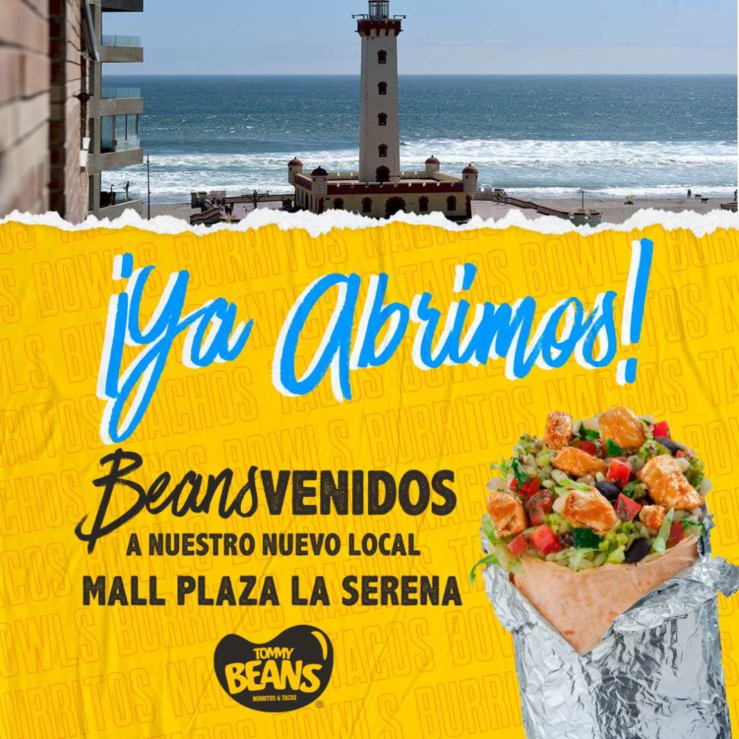 ¡Gratis! Tommy Beans regalará 200 burritos por apertura de nuevo local en Mallplaza La Serena