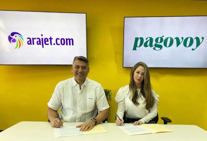 Arajet firma acuerdo con pagovoy.com para programar y facilitar pagos de vuelos