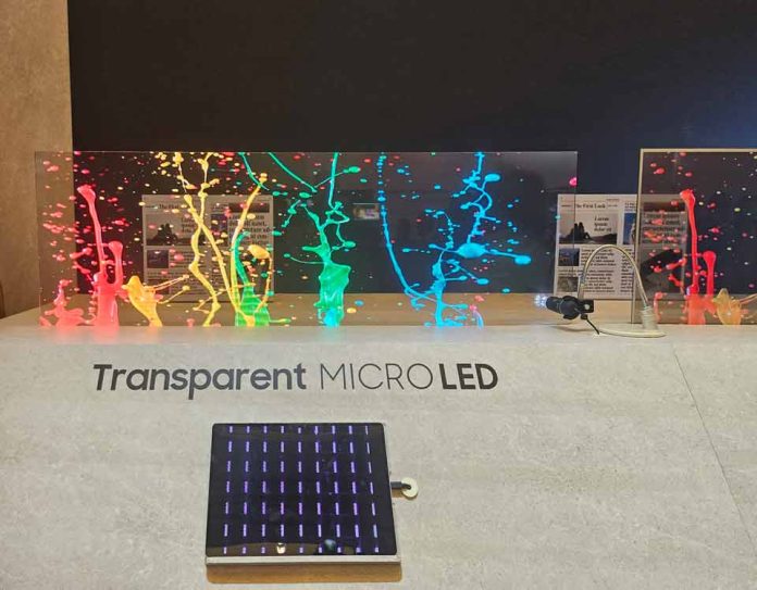 CES 2024: El Display transparente Micro LED de Samsung diluye los límites entre contenido y realidad