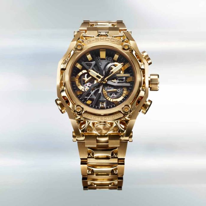 G-SHOCK presenta el primer reloj de oro creado con inteligencia artificial