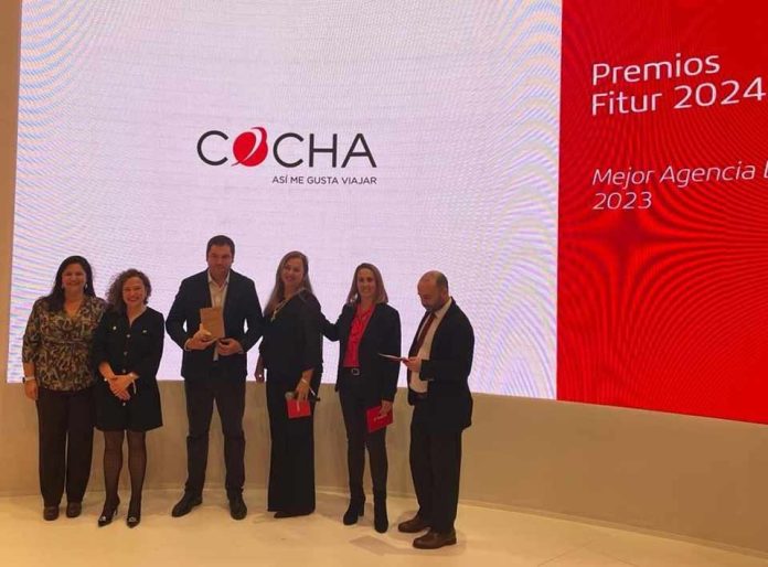 Iberia entrega reconocimiento como Mejor Agencia de América Latina a COCHA 