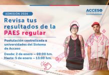 Resultados PAES admisión 2024 y fechas postulaciones