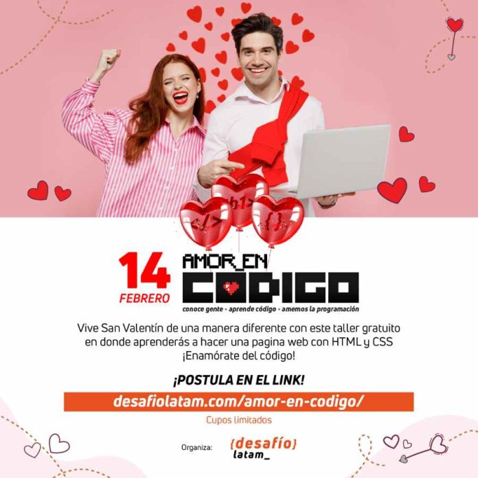 Amor en Código, el innovador panorama gratuito para conocer a tu media naranja en San Valentín 