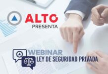 ALTO realizará webinar sobre la nueva Ley de Seguridad Privada y sus alcances para las empresas