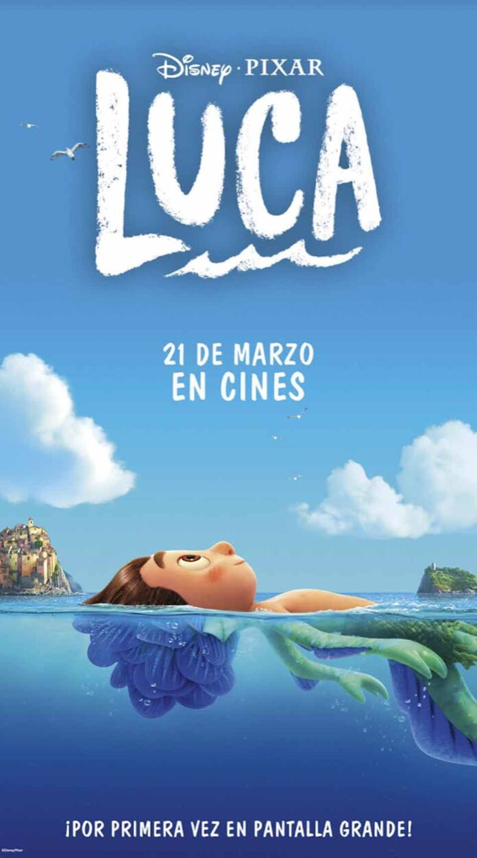 “Luca” por primera vez en las pantallas de cines y Cinemark