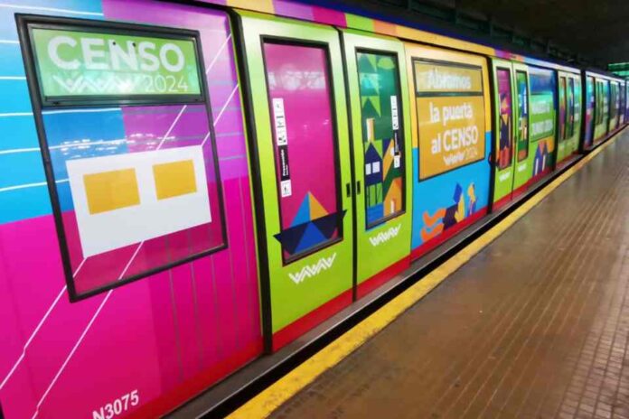 Tren del Censo 2024 recorrerá Línea 1 del Metro