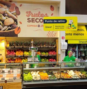 Más de 320 toneladas de alimentos han sido rescatados gracias a alianza entre Supermercados Cencosud y la startup Cheaf