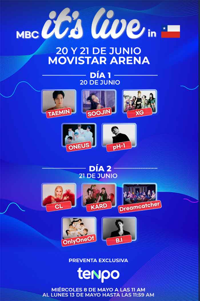 Tenpo lanza nueva preventa exclusiva para el festival de Kpop “it´s live in Chile”