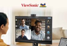ViewSonic presenta monitores premium con cámara web emergente para videoconferencia