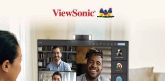 ViewSonic presenta monitores premium con cámara web emergente para videoconferencia