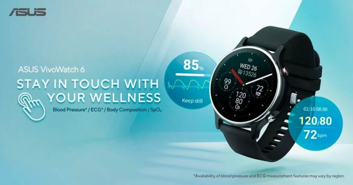 ASUS anuncia el VivoWatch 6