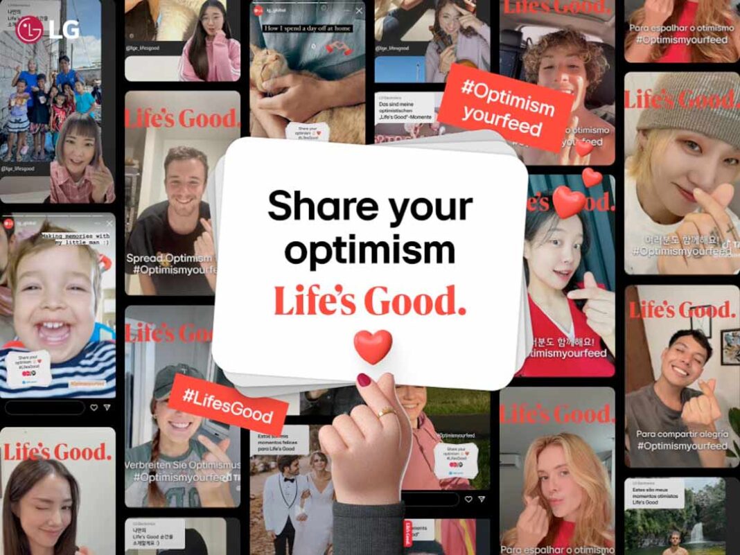 LG amplifica la influencia positiva de la campaña Life's Good a través de desafío en redes sociales