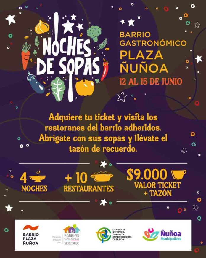 Vuelven las noches de sopas a la Plaza Ñuñoa