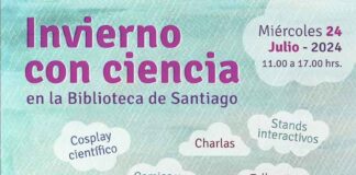 Con talleres, cómics, stands interactivos y exhibiciones se realizará la primera versión de “Invierno con Ciencia” en la Biblioteca de Santiago