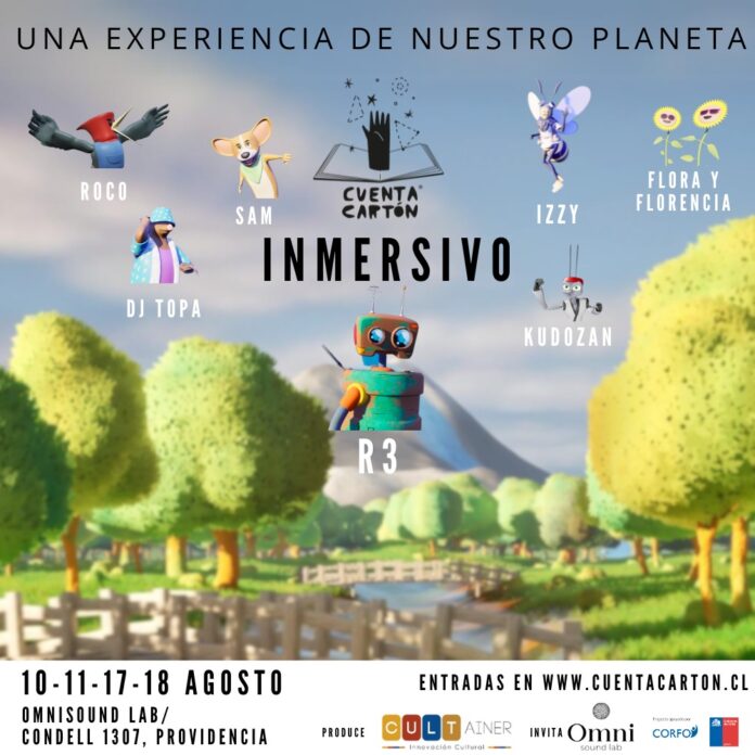 Cuenta Cartón estrena el primer musical animado inmersivo creado en Chile