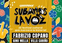 “Subamos la voz” el festival cultural de Greenpeace anuncia sus primeros artistas confirmados