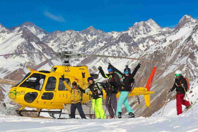 Se inicia temporada de Heliski en la cordillera de Los Andes chilena