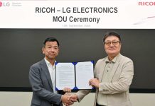 LG se asocia con Ricoh para impulsar la transformación digital de los clientes B2B